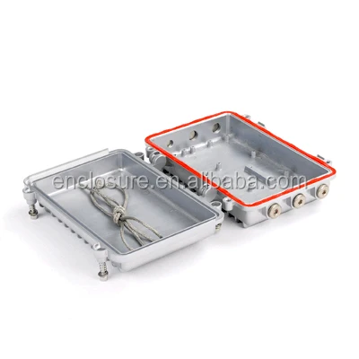 
CHANGHE IP65 Aluminium Die Cast CATV Outdoor Amplifier Enclosure 210x130x58mm 
