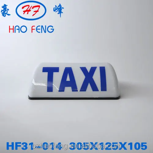 
HF31- 014 plastic taxi light box taxi roof advertising taxi top light 