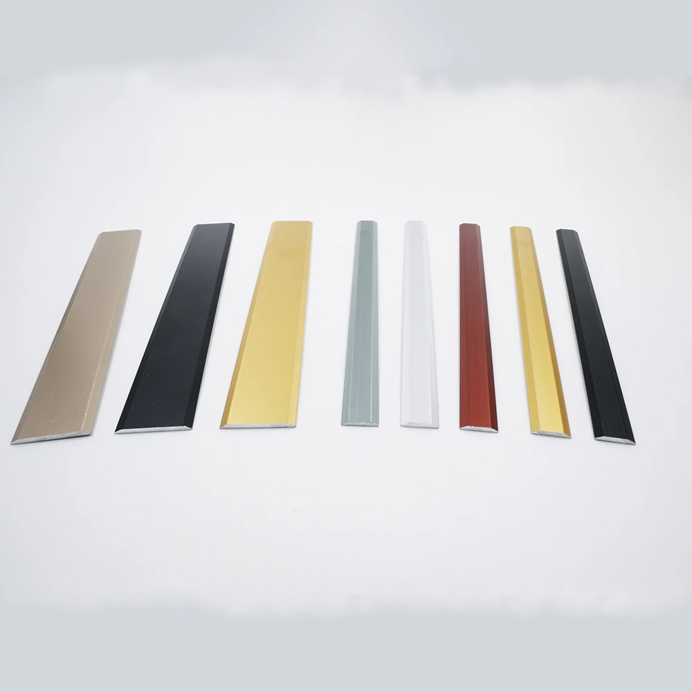 LENWA ALUMINIUM Hot Sale in Stock Easy Laminated Flat Shape Door Aluminum Strips with Multi Color and Multi Size Options