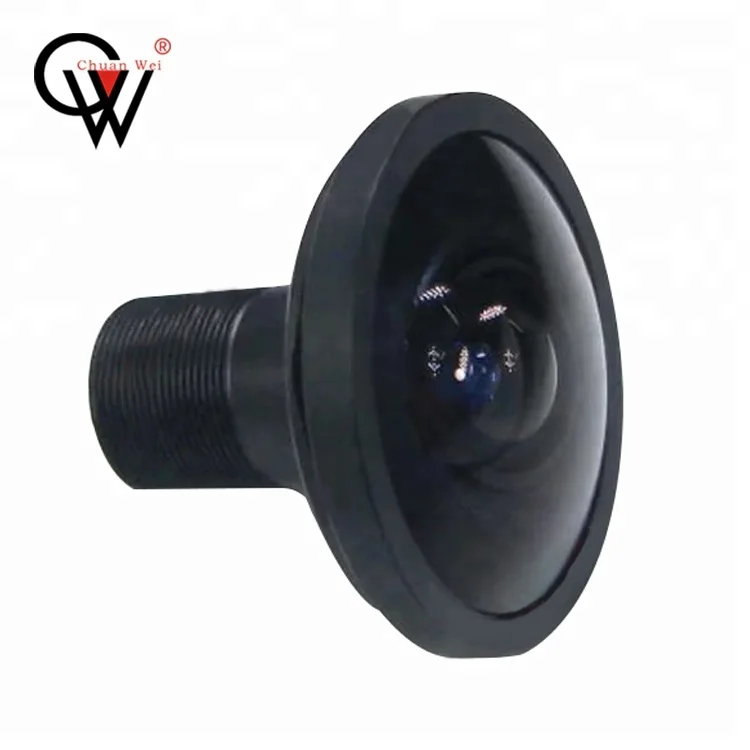 High Quality Wide Angle Lens 1.58mm F2.0 8MP Fisheye Lens CCTV Lens