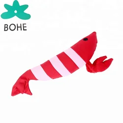 LUVP+K Durable and colorful soft cotton material pet toy cat scratcher plush toy cat toy shark