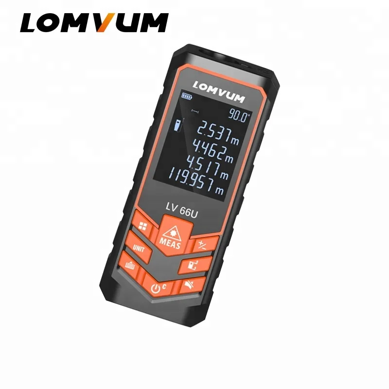 
LOMVUM LV66U Electric Level Laser Rangefinder Digital Distance Meters 