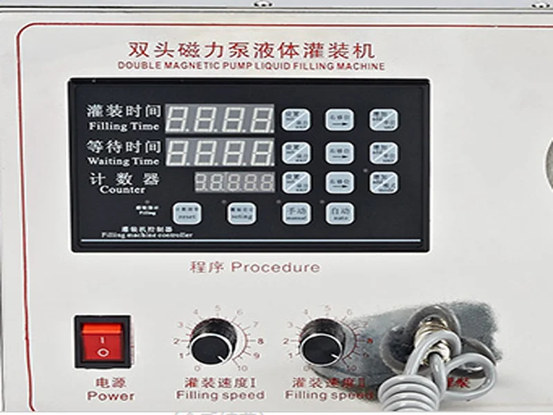 KEFAI Semi-automatic Mini Water Bottle Filling Machine Eye Drop Filling Machine Magnetic Pump