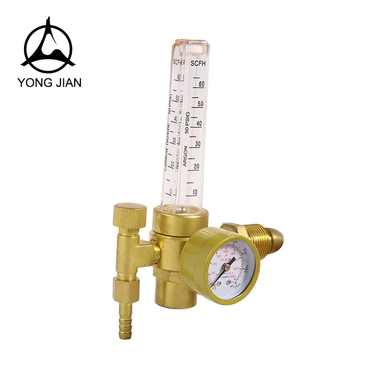Taizhou machinery CO2 regulator with flowmeter co2 gas regulator argon