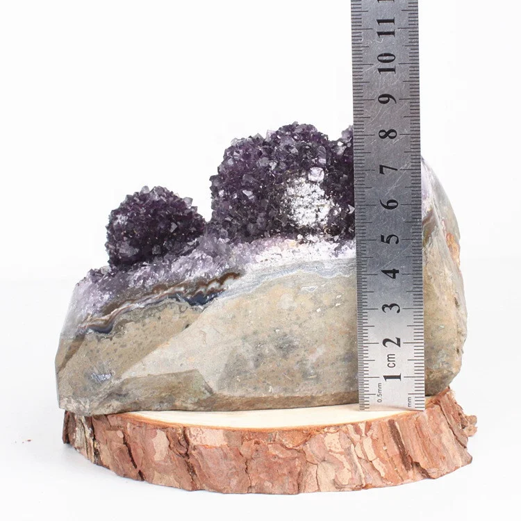 Wholesale Spirit Quartz Amethyst Druzy Crystal Cluster