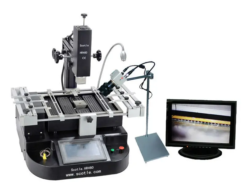 Scotle HR460C bga reballing equipment with CCD System and MCGS touch screen for notebook repairing