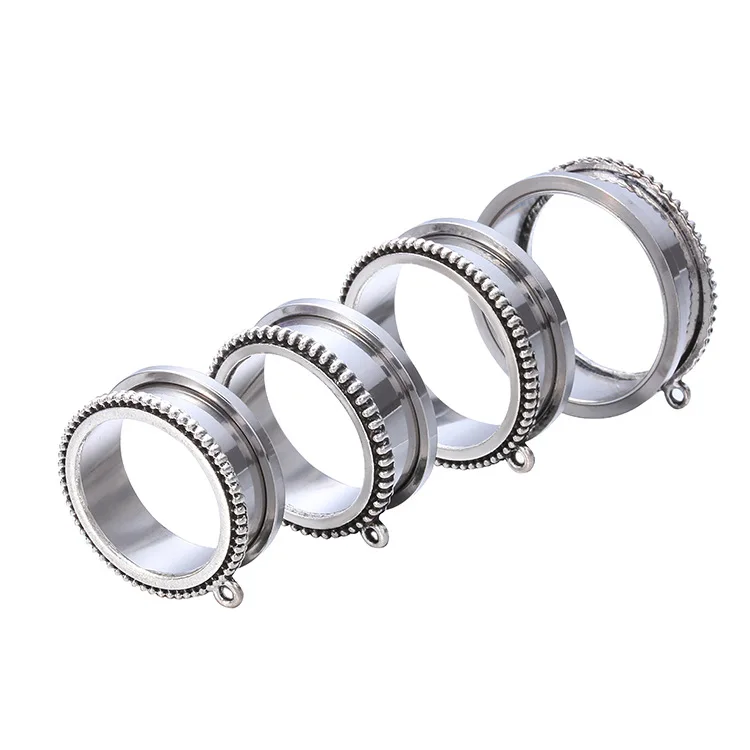 NUORO Bohe Style Retro Stretched Ear Extender Tunnels Lobe Piercings Body Piercing Jewelry