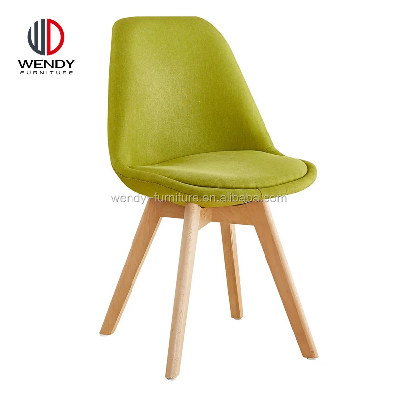 Patchwork fabrics dining chairs beech wood legs dining chair for sale