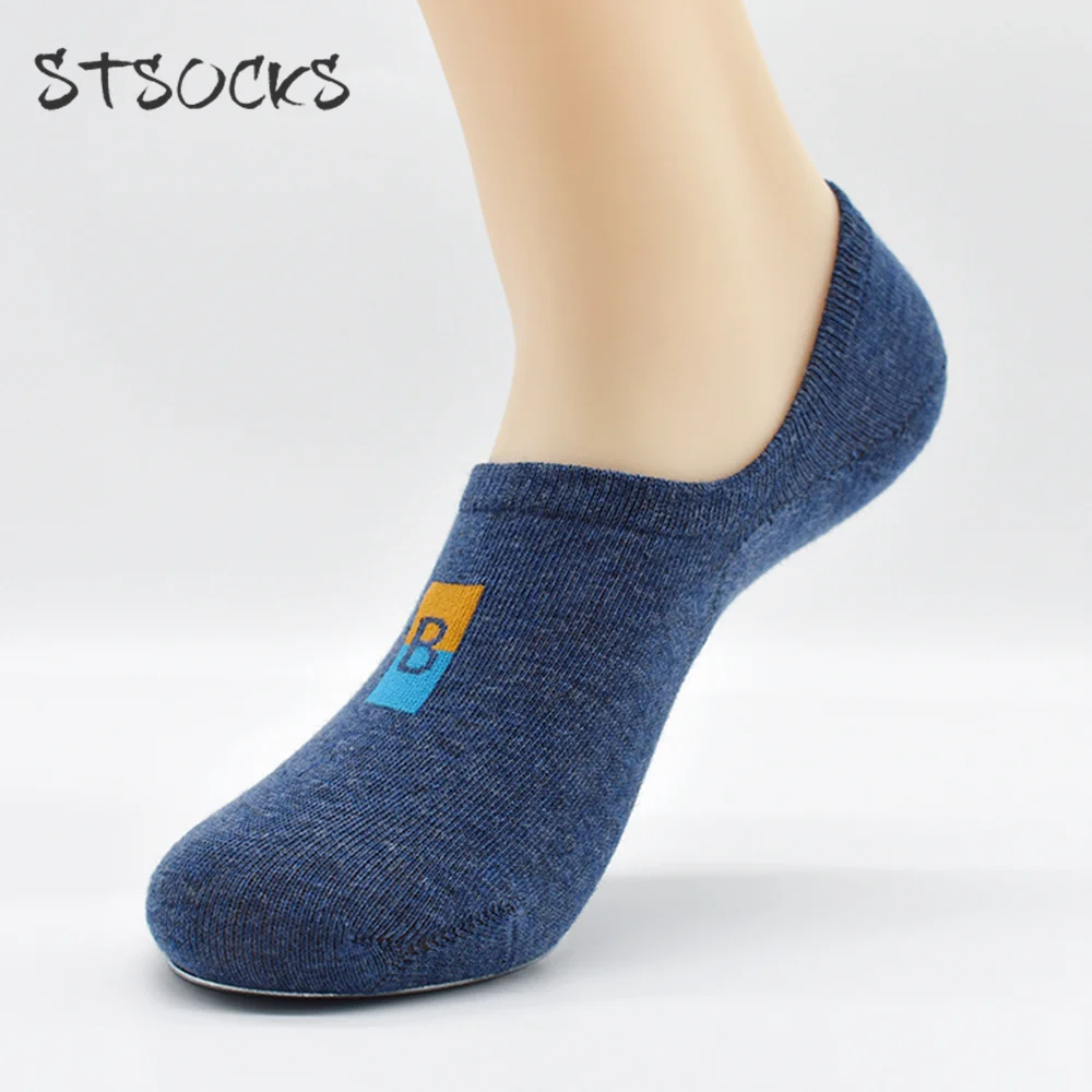 Hot Selling Cheap Low Cut Business Solid Color Combed Cotton Man Custom No Show Invisible Socks