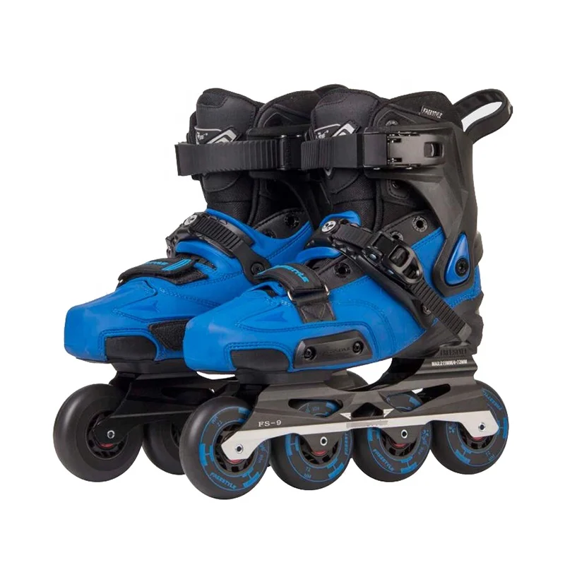 Professional freestyle 4 wheels freeline high quality roller derby inline speed skates for adults