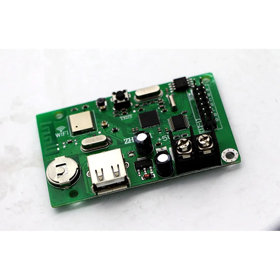 Easy Manipulation ZH-5W1 With Wireless Router Function P10 LED Display Controller Cards