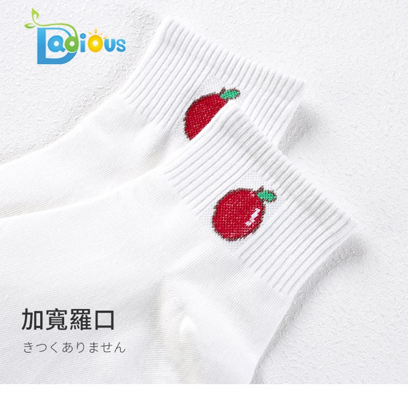 Women Cartoon Socks Korea Japanese Socks Strawberry Socks for Adult