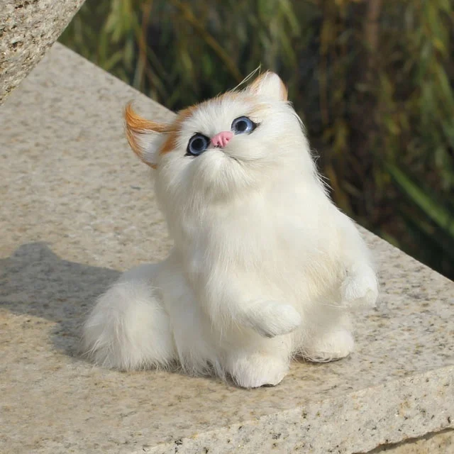 Super Cute Simulation Cats Furry Kittens Doll Toy