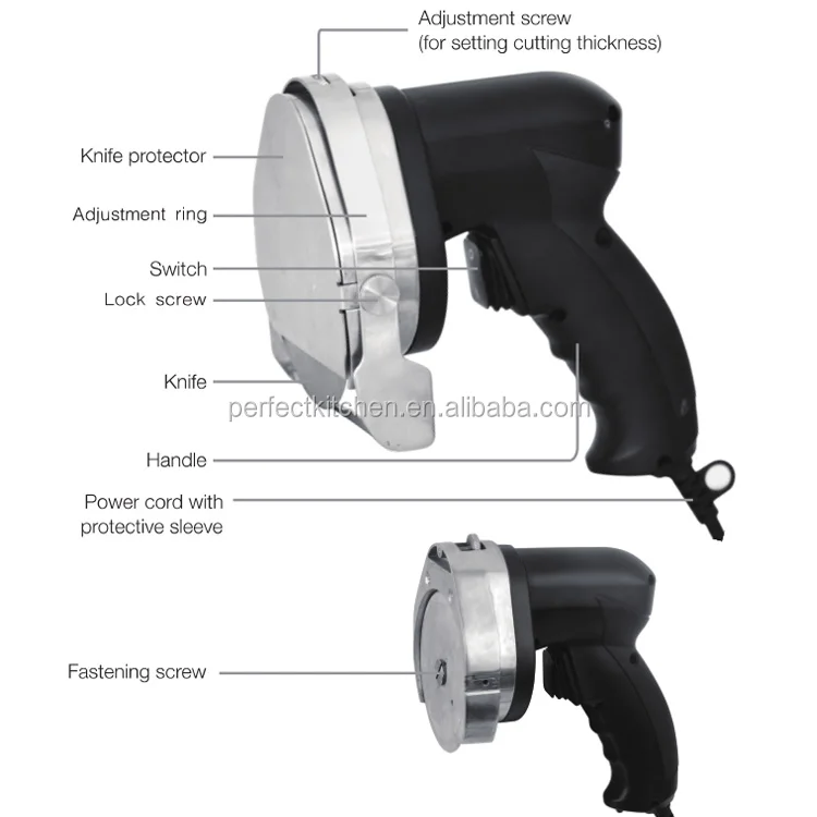 Automatic Doner Kebab Slicer with Power line /KS100E Shawarma Slicer