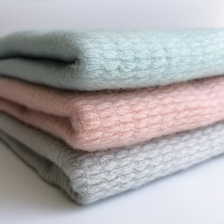 
2019 Knit Cashmere Crochet Cable Women Wool Knitted Shawl Ladies Scarves Pashmina Knitted Scarf 