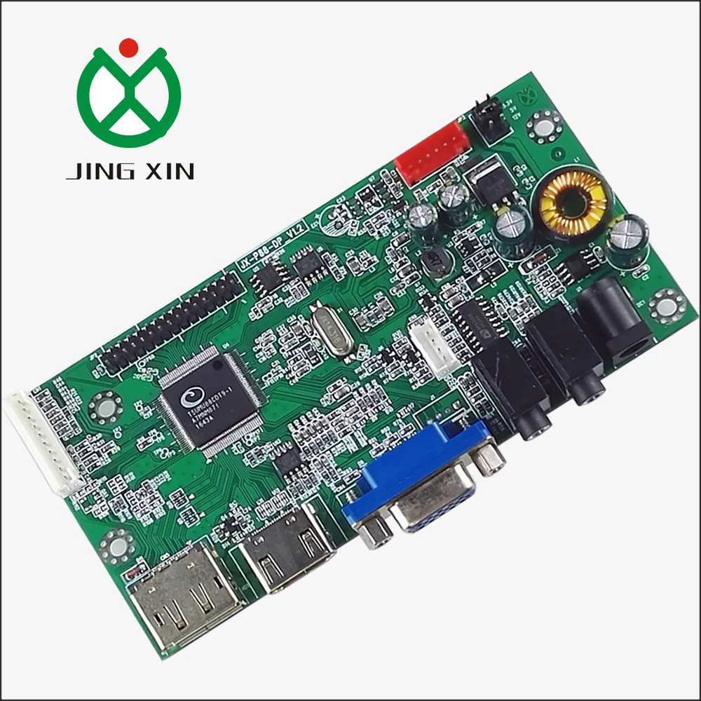 JX-P88DP LCD DP LVDS controller board 1920*1080p resolution  with VGA DP HD input suit for LVDS  screen  monitor