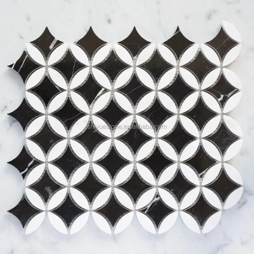 Beautiful Patterns Water Jet Mosaic Tiles for Home Decoration