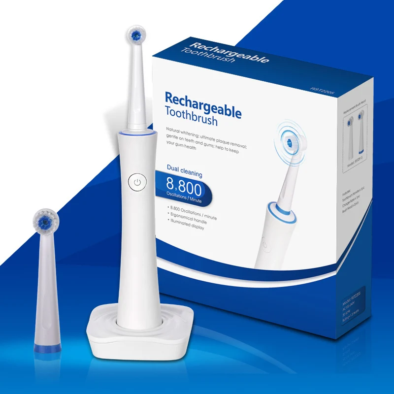 Wholesale custom dental care fashionable adult sonic rechargeable electric toothbrush Rotary Toothbrush