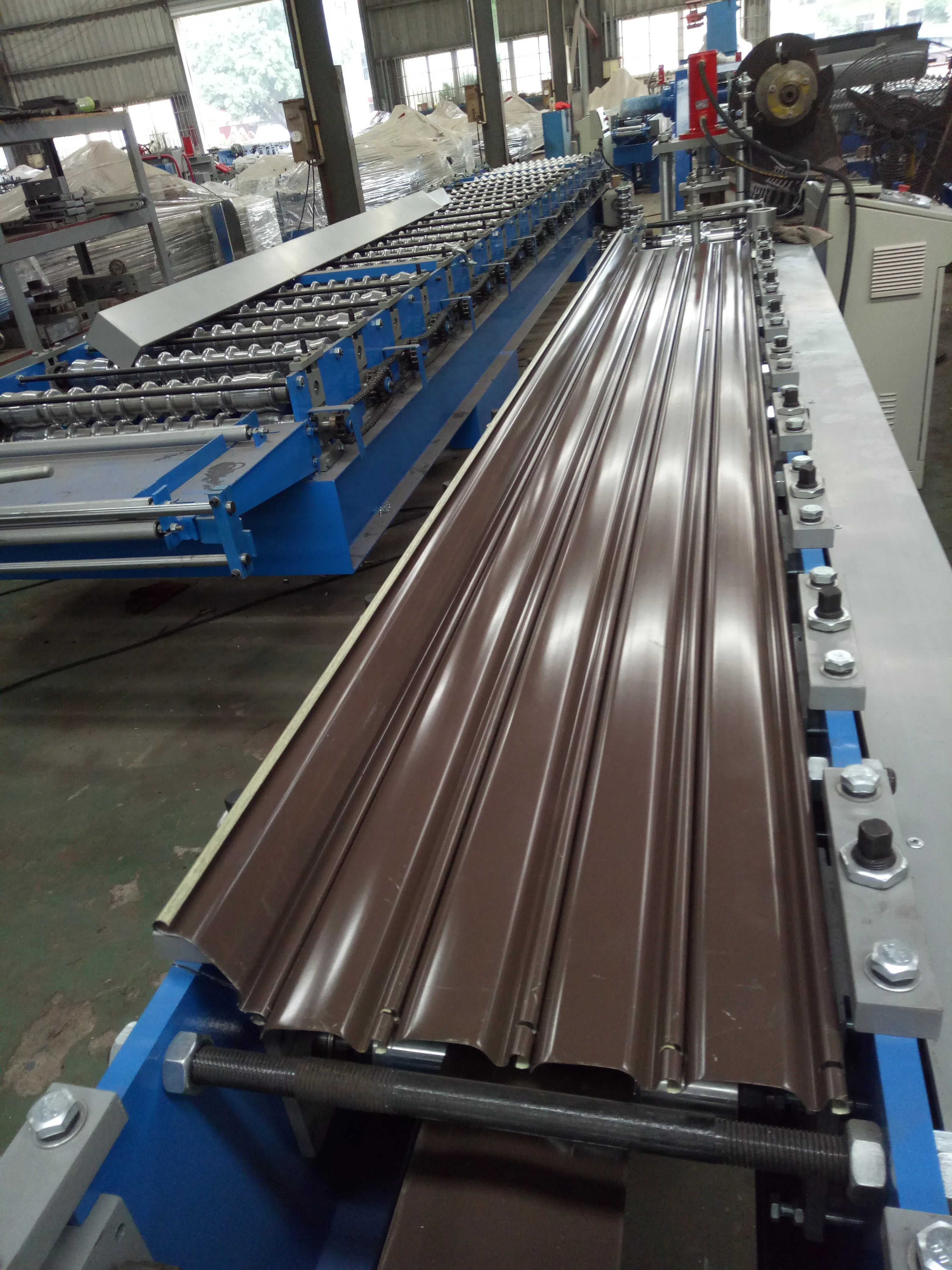 Slat Roller Shutter Making Machine Galvanized Cold Steel Shop Slat Roller Shutter Door Making Roll Forming  Machine