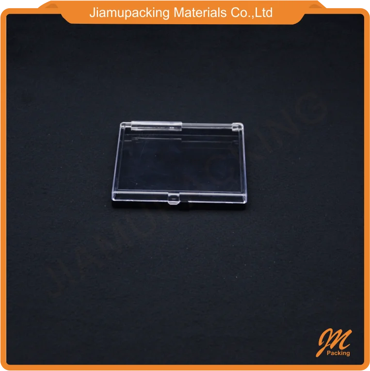 Small Acrylic clear Hard Display Plastic case Coin Holder Box