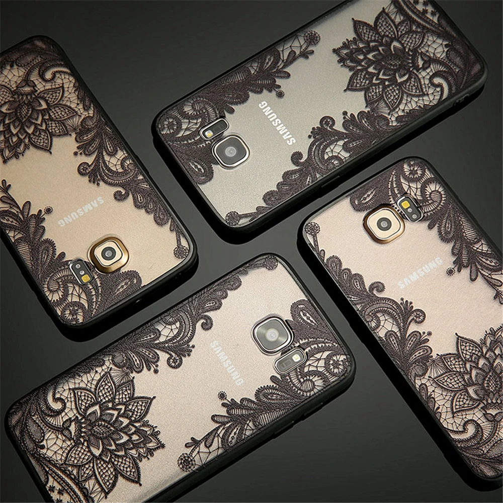 classic lace TPU PC cell phone Case For Samsung Galaxy S10 PLUS