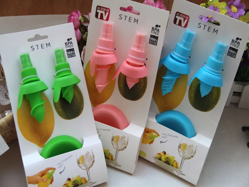 Kitchen Gadgets Lemon Sprayer Fruit Juice Citrus Spray Squeezers Creative Fresh Fruit Juice Tools