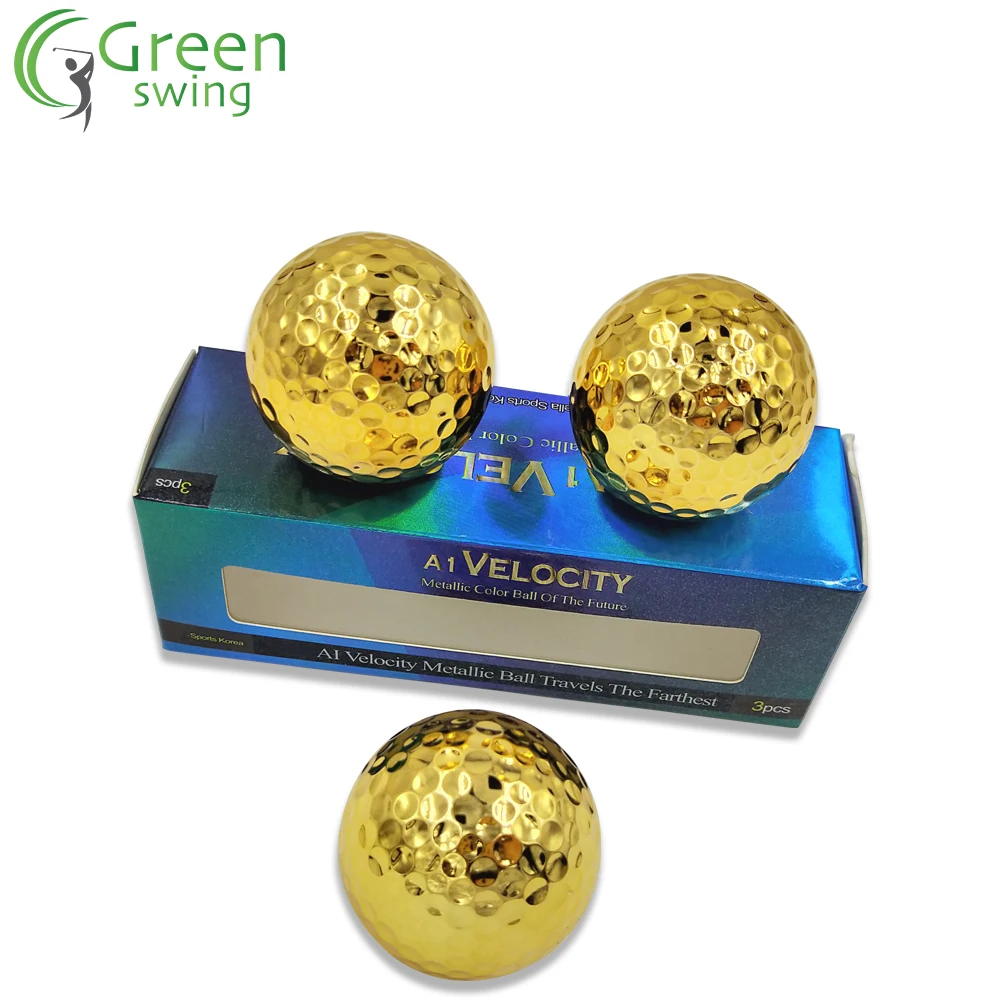 
Wholesale Golden Golf Balls 