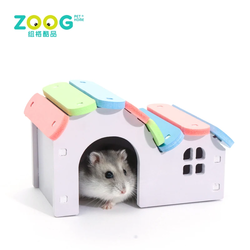 Wholesale  PVC foam board hamster cage house Guinea pig hedgehog  nest