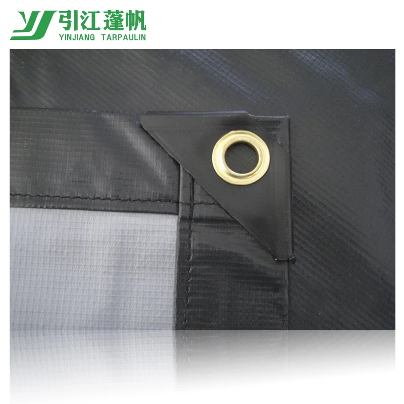 Heavy duty 10 oz pvc coated mesh vinyl tarpaulin dump truck tarps