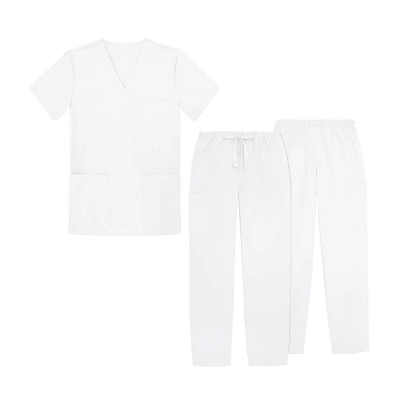 
factory wholesale medical unisex V-Neck med couture scrubs 