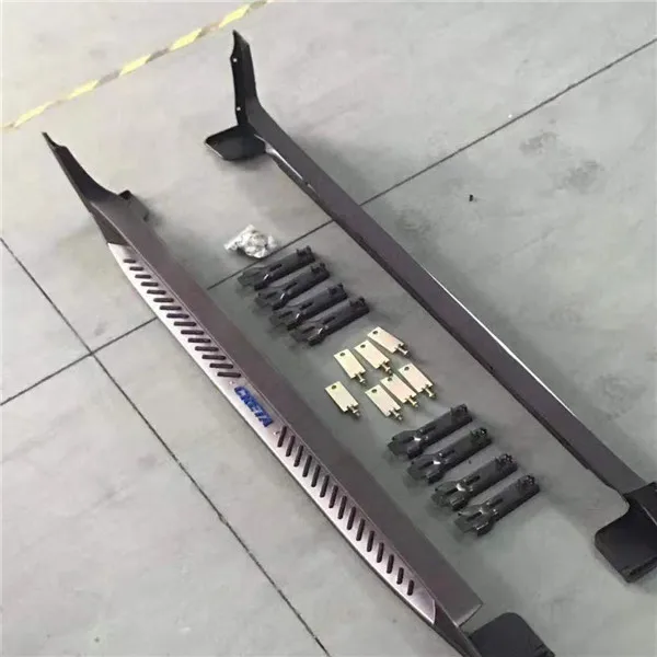 new model side step car running board aluminium alloy  foot pedal for  Hyundai creta ( ix 25 )