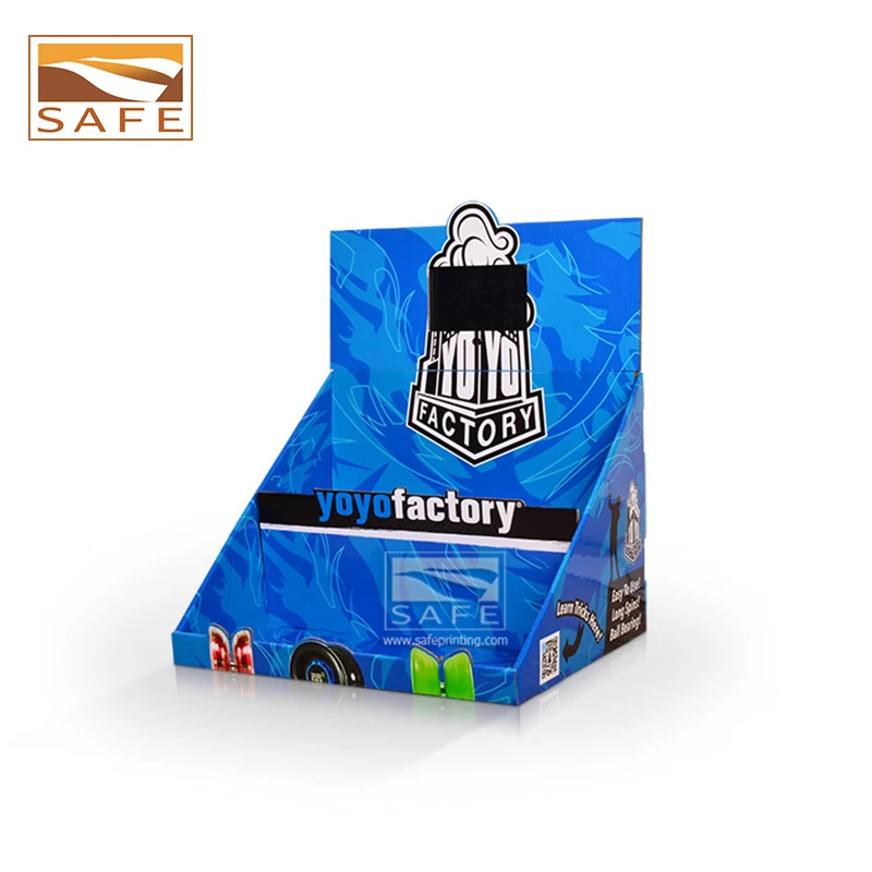 Pop cardboard small carton cdu countertop counter top pdq display boxes,point of sale display box