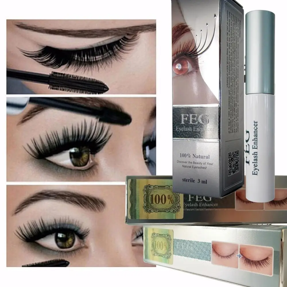 
Best competitive better than 3D fiber mascara 3ml FEG eyelash growth , Eyelash enhancer serum 