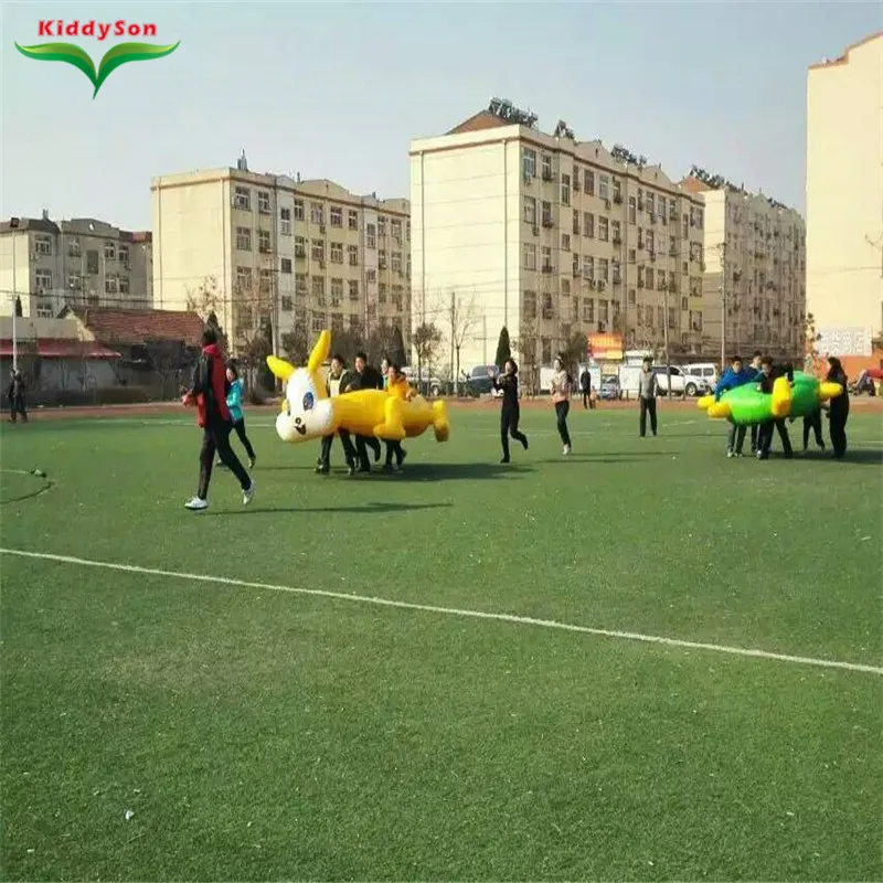 inflatable The Race Tortoise and rabbit racing inflatable team building games equipment for kids