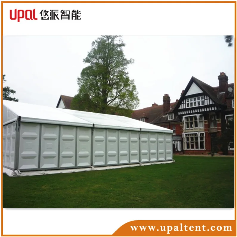 Уличная промышленная складская палатка Upal 20x60 м с твердой стеной для продажи