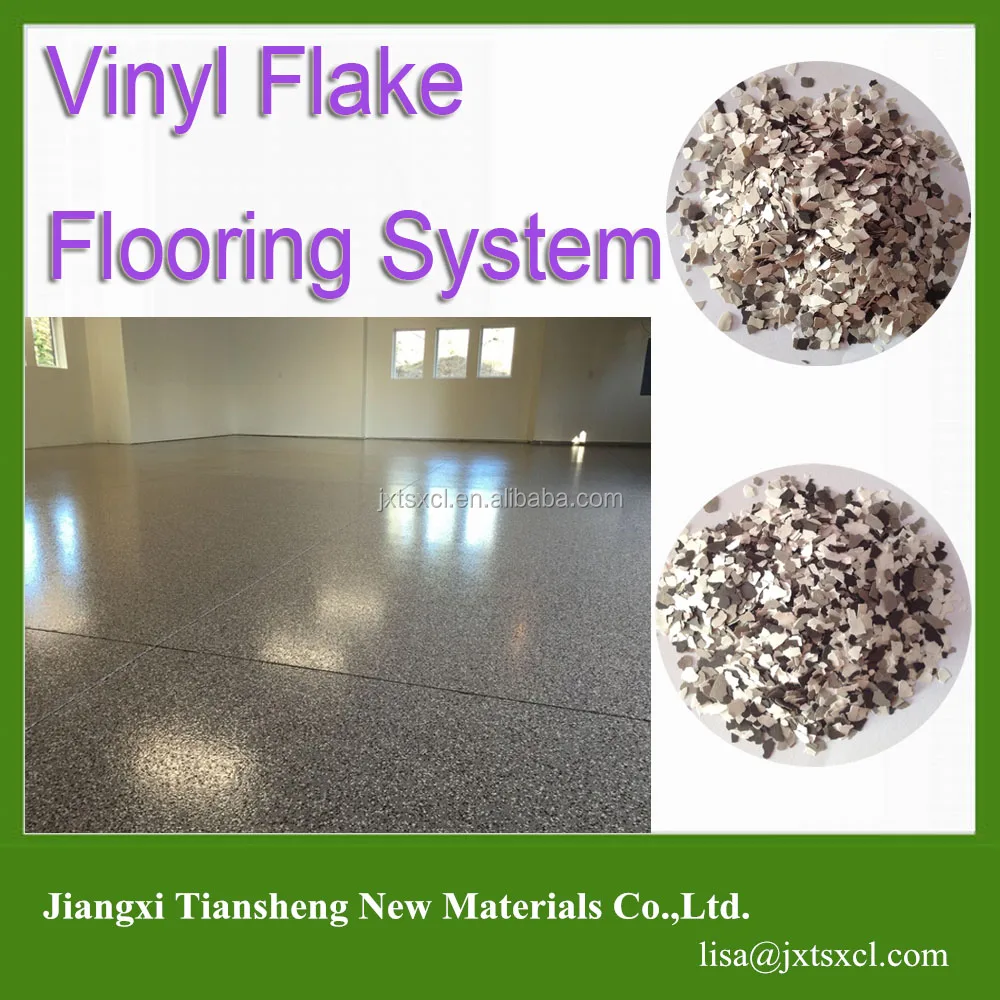 Виниловые хлопья, эпоксидная система напольного покрытия, декоративные бетонные покрытия
