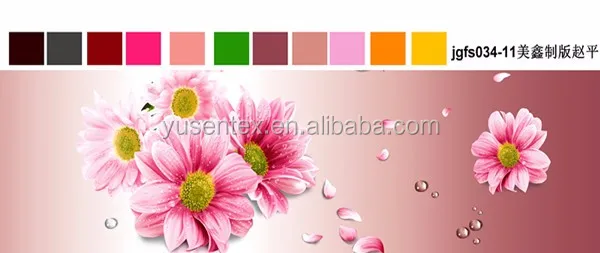 
Bed sheet fabric disperse printed fabric popular flower design bed making african cloth material printed fabric for bedsheets 