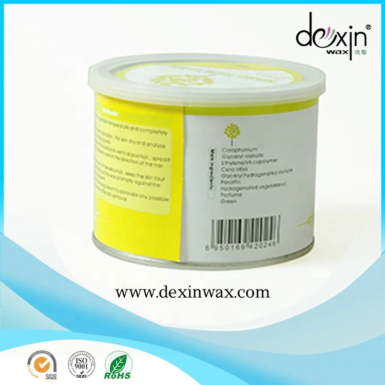 Guangzhou OEM Beauty Product Stripsless Brazilian Depilatory Hard Wax 400ml Waxing For Whole Body Hair Removal