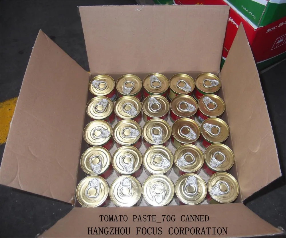 Tomato Paste/ketchup/tomato sauce 70g 400g brix 22-28