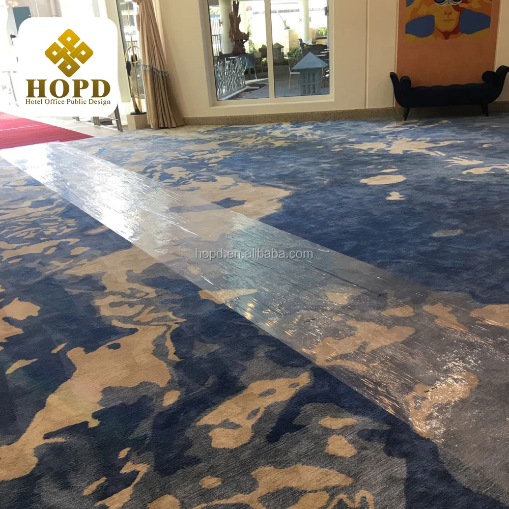 Anti-stain carpet with 100% nylon 4.5pounds hand tufted carpet for nursing home