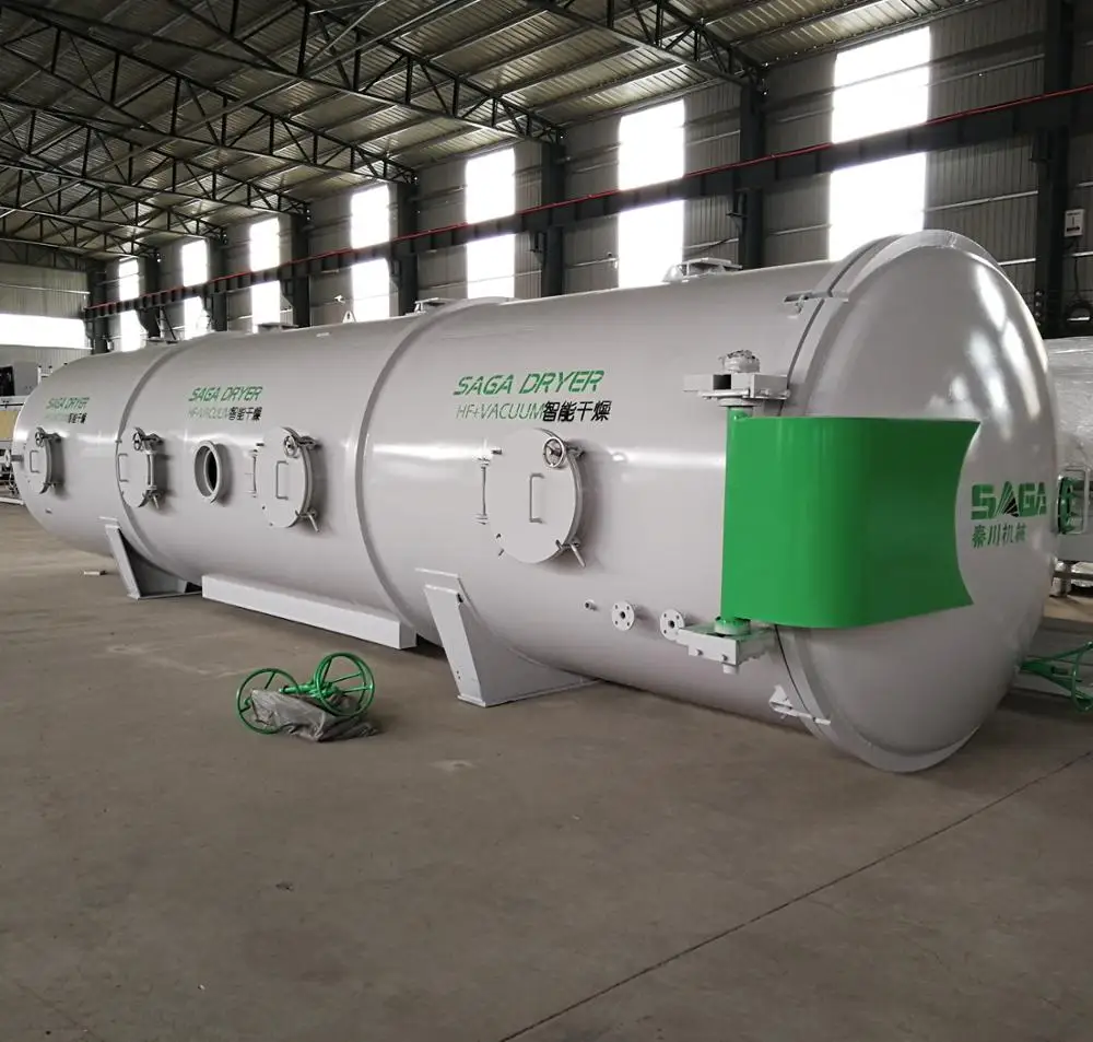 Log Sawmill High Frequency Vacuum Dryer For Wood HFVD100-SA