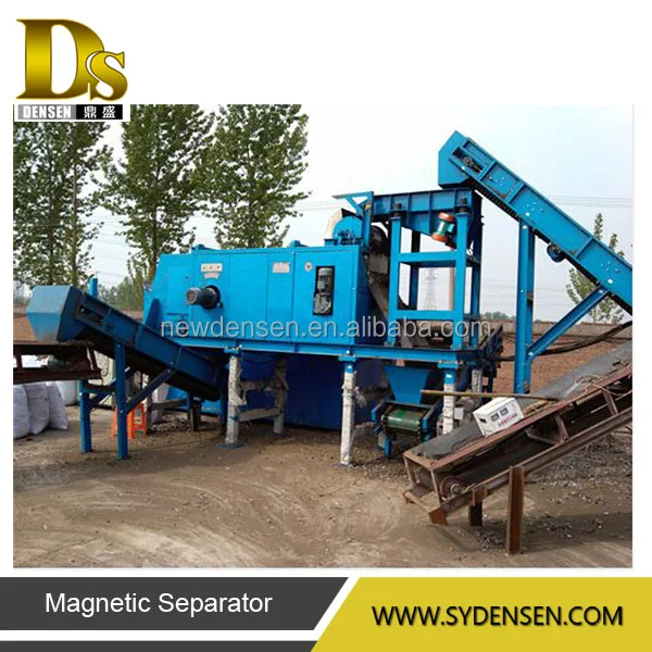 Eddy current separator for scrap steel for separating copper and aluminum, nonferrous metal separation machine