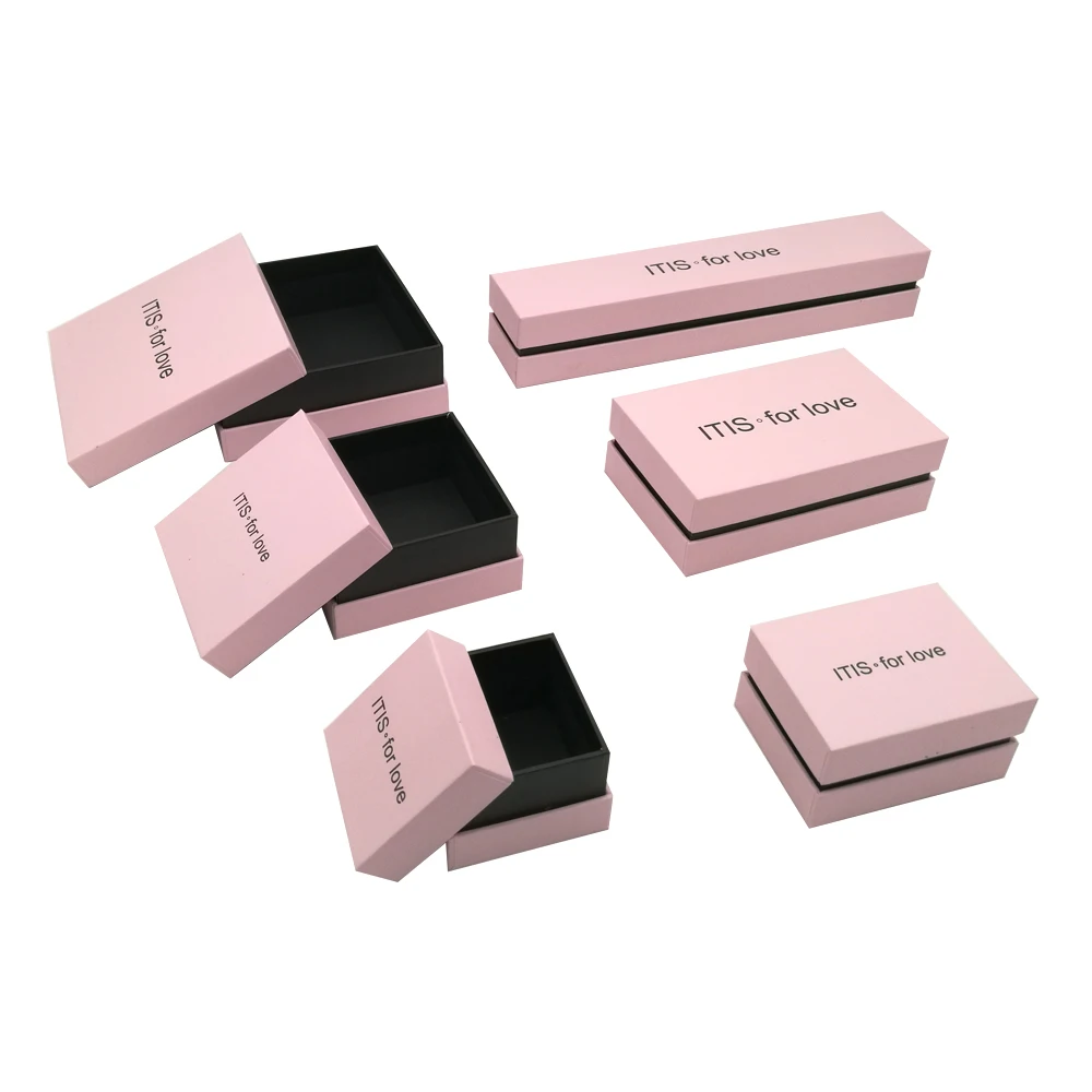 
Custom necklace jewelry earing packaging velvet ring box 