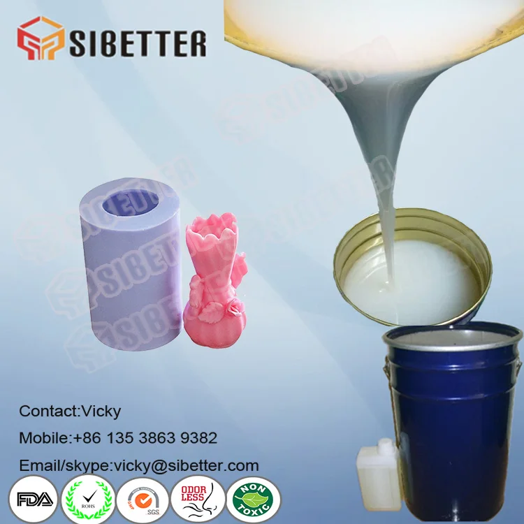 Condensation Cure Liquid RTV2 Silicone Rubber for Candle Mold Making