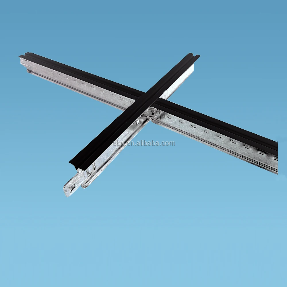 
T24 T38 Flat Tee Grid aluminium suspended ceiling 