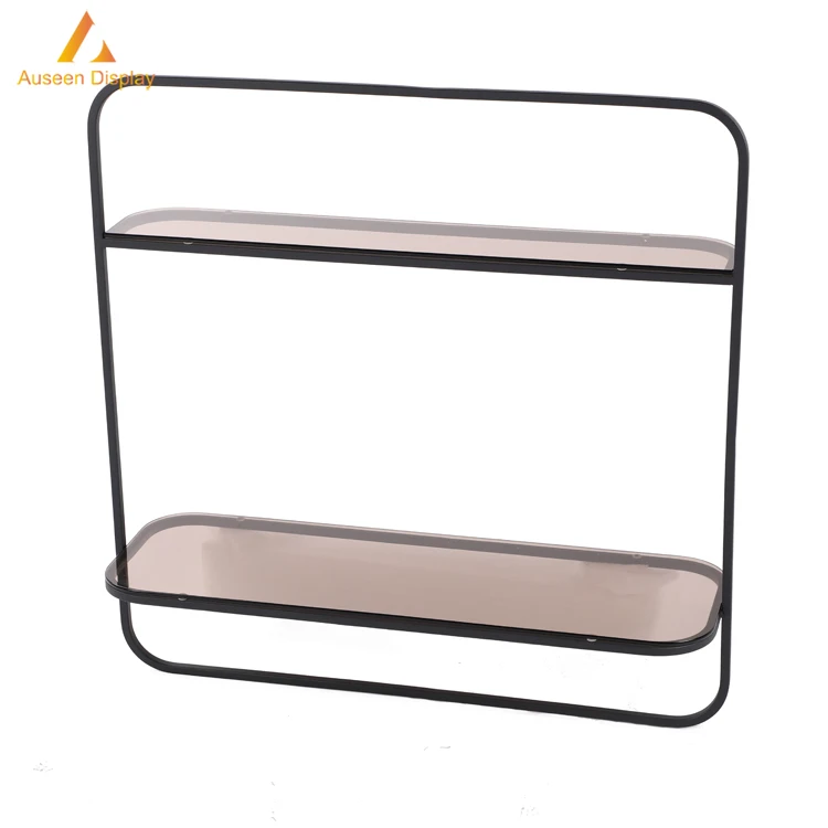 
Home decoration & storage shelf metal frame wall shelf 