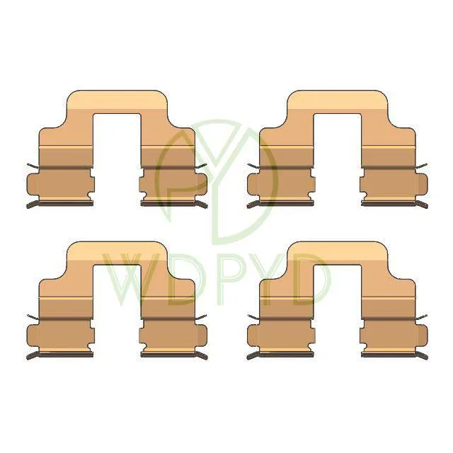 Набор для ремонта дисковых тормозных колодок 1K0615231B, комплект аксессуаров 4321245 для AUDI A6, VOLKSWAGEN GOLF, OPEL ASTRA 109-1606