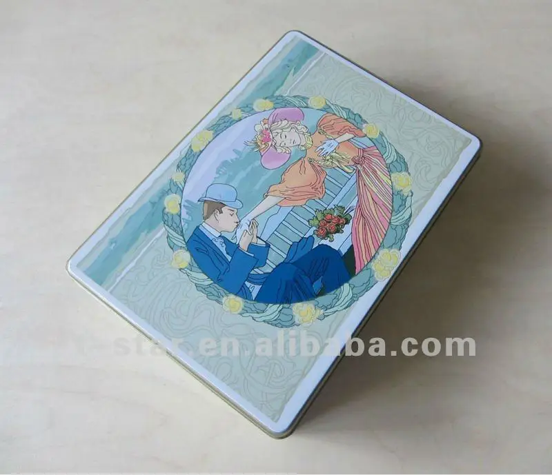 Customized moon cake tin box food packaging tin box