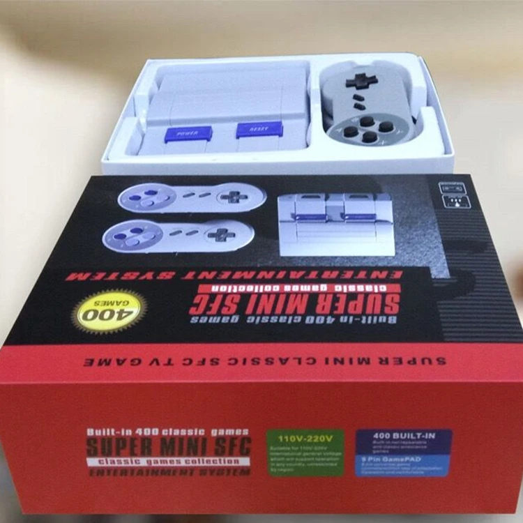 SUPER MINI SFC Mini 400 Video Game Console with 400 Classic Mini Console