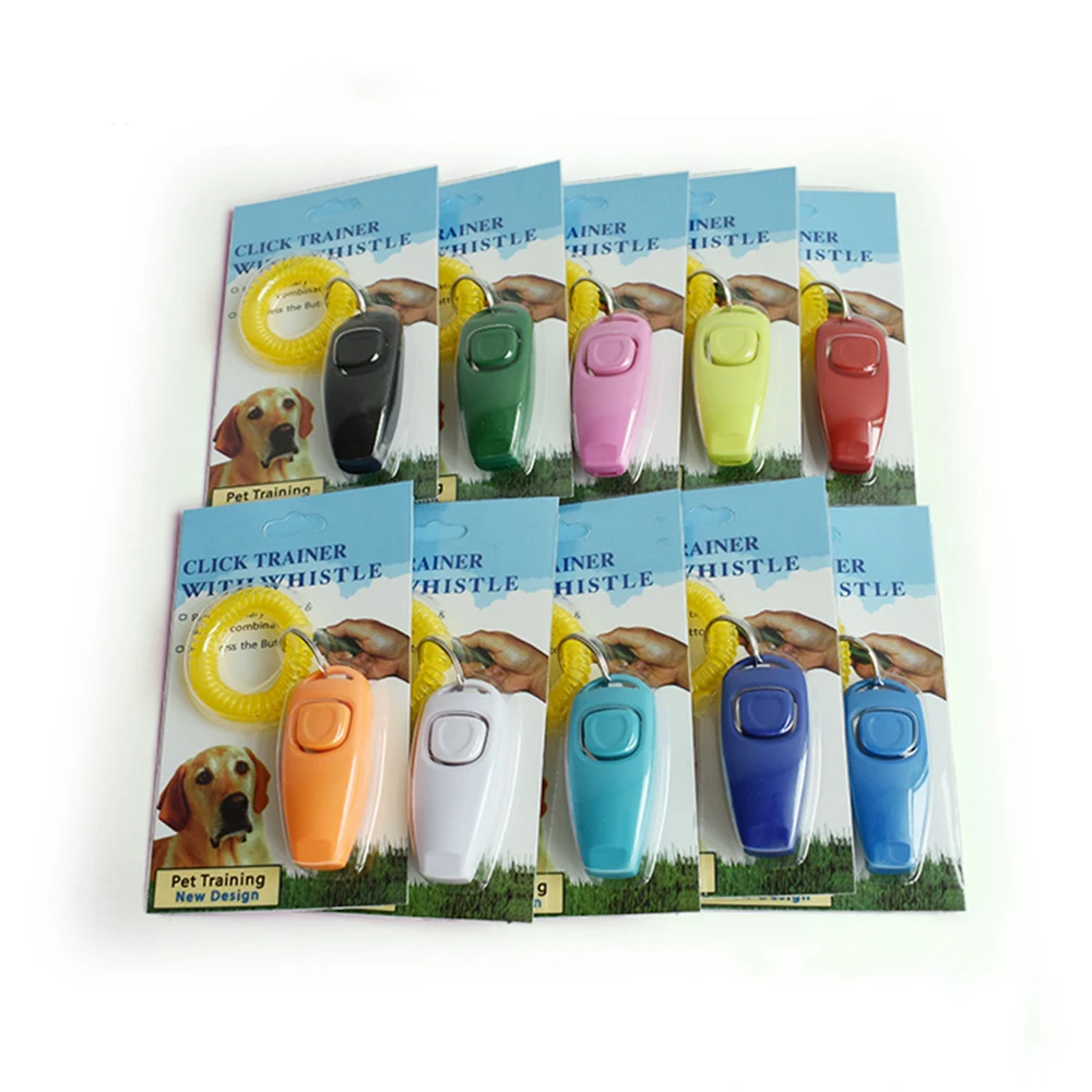 Высококачественный кликер для дрессировки собак с ремешком на запястье